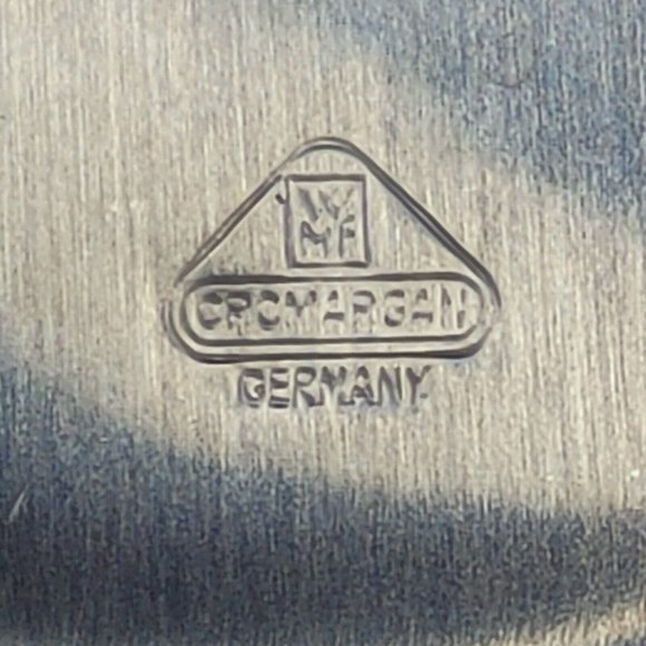 Cromargan Germany Stainless Steel Plate Tray Bowl 10 oz Tray Vintage WMF Used - Picture 10 of 11